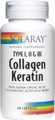 SOLARAY COLLAGEN KERATIN 60CAP