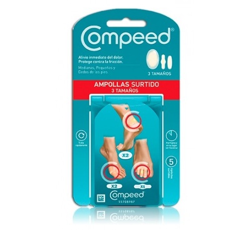 COMPEED AMPOLLAS - HIDROCOLOIDE (SURTIDO 5 U)