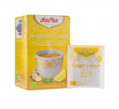 Yogi tea jengibre y limon