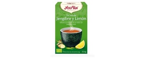 Yogi tea te verde jenjibre y limon