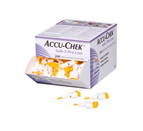 Accu-chek safe-t-pro uno 200 lance