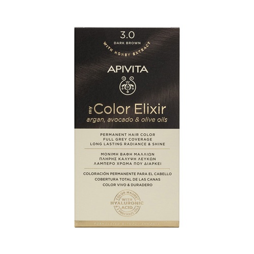 Apivita tinte argan 3.0 dark brown