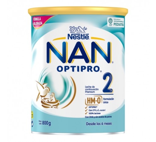 Nan optipro 2 leche lactantes de continuacion (800 g)