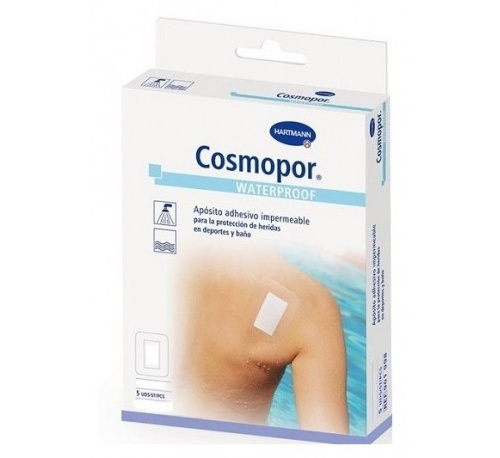 COSMOPOR WATERPROOF - APOSITO ADHESIVO (10 CM X 8 CM 5 U)