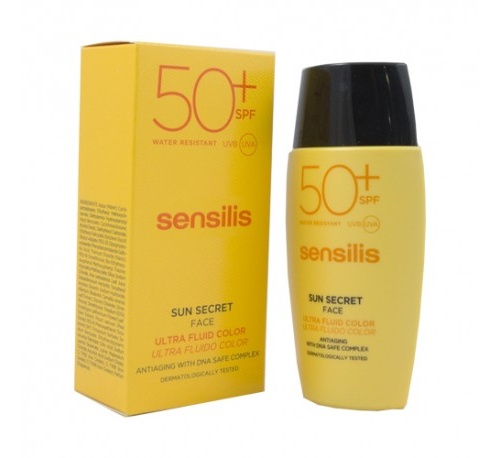 SENSILIS SUN SECRET ULTRA SPF 50+ - FLUIDO FACIAL CON COLOR (40 ML)