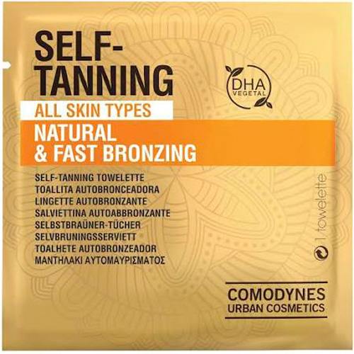 Comodynes self-tanning color uniforme natural - autobronceador (8 toallitas)