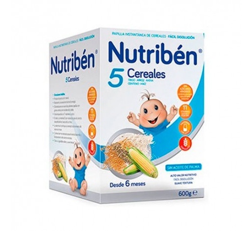 Nutriben 5 cereales (600 g)