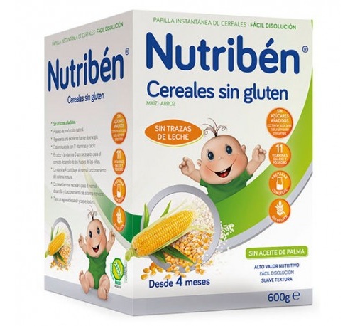 Nutriben cereales sin gluten papilla (600 g)