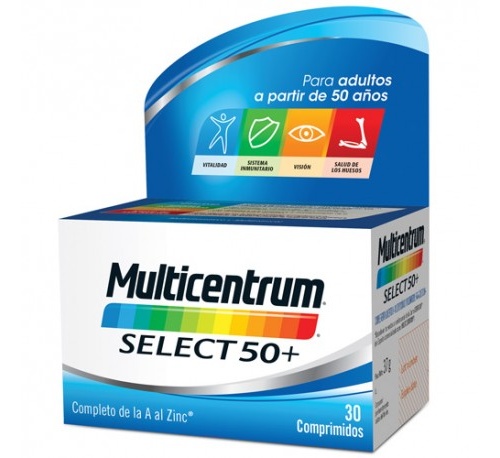 Multicentrum select 50+ (30 comprimidos)