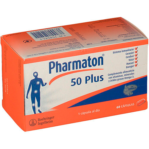 PHARMATON 50 PLUS (60 CAPS)