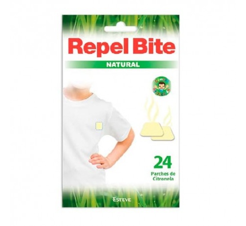 REPEL BITE NATURAL PARCHES ROPA C/ CITRONELLA (24 APLICACIONES)