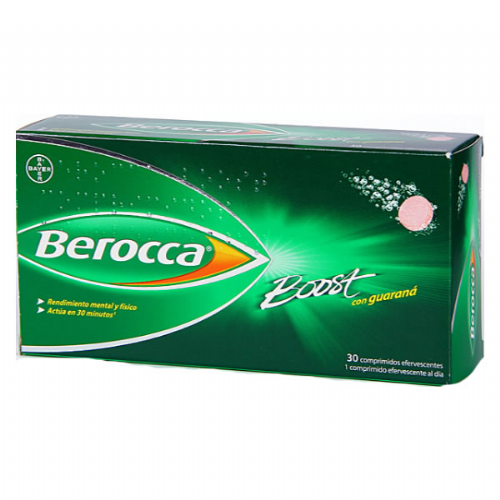 BEROCCA BOOST COMP EFERVESC (30 COMP)