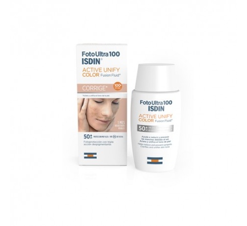 Isdin fotoultra 100 active unify (1 envase 50 ml color)