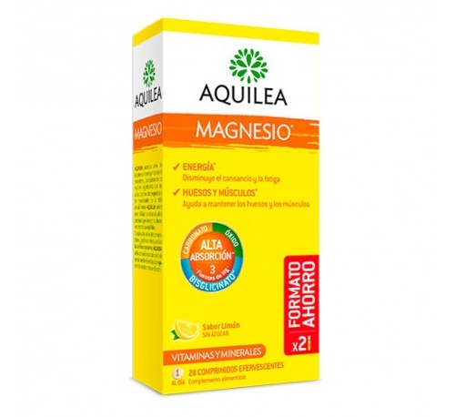 Aquilea magnesio comp efervescente (375 mg 28 comprimidos efervescentes)