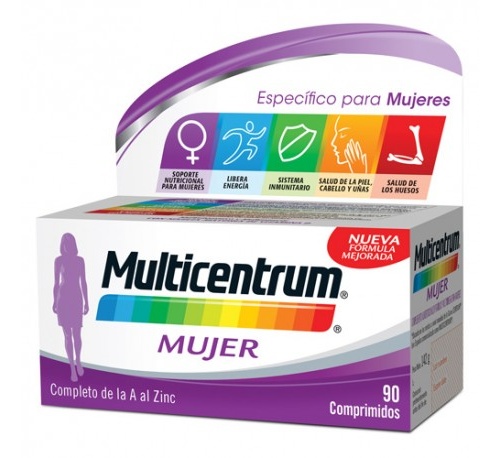 Multicentrum mujer 50+ (90 comprimidos)