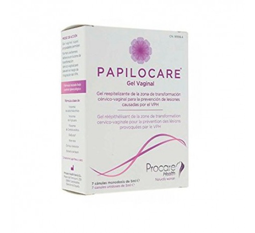 Papilocare gel vaginal (7 canulas 5 ml)