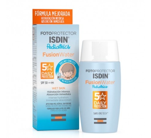 Fotoprotector isdin pediatrics fusion water spf 50 (1 frasco 50 ml)