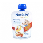 Nutriben fruta & go platano fresa yogurt natural (90 g)