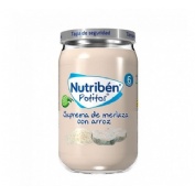 Nutriben suprema de merluza con arroz (potito 235 g)