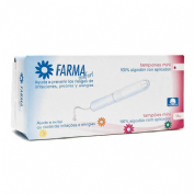 Tampones 100% algodon farmaconfort con aplicador 18 unidades mini - farmaconfort con aplicador