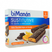 Bimanan beslim sustitutivo barritas (chocolate naranja 10 barritas x 31 g)