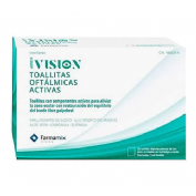 Ivision toallitas oftalmicas activas (20 toallitas)