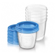 Recipientes via para leche materna - philips avent (5 vasos)