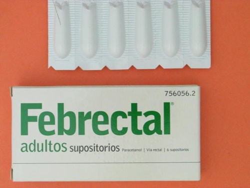 FEBRECTAL ADULTOS 600 MG SUPOSITORIOS , 6 supositorios