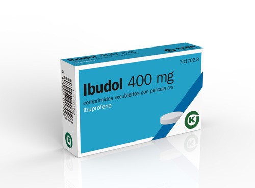 IBUDOL 400 MG COMPRIMIDOS RECUBIERTOS CON PELICULA, 20 comprimidos