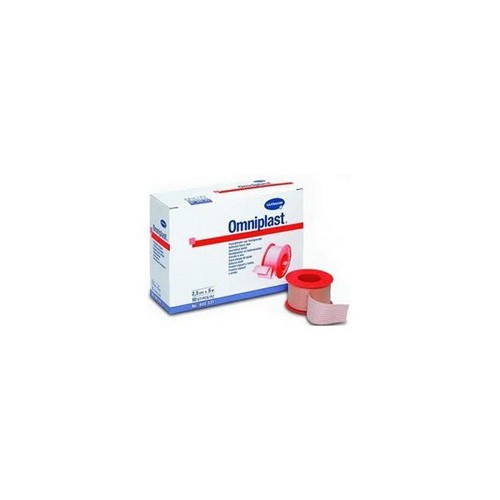 Esparadrapo hipoalergico - omniplast tejido resistente (1 unidad 5 m x 2,5 cm)