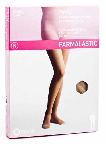 Panty comp normal 140 den - farmalastic (beige t- med)