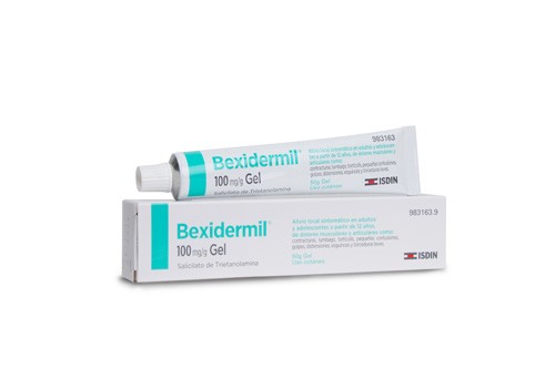 BEXIDERMIL 100 mg/g GEL , 1 tubo de 50 g