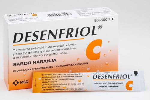 DESENFRIOL C GRANULADO EFERVESCENTE , 10 sobres