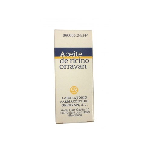 ACEITE RICINO ORRAVAN 1G/ML LIQUIDO ORAL, 1 frasco de 25 ml