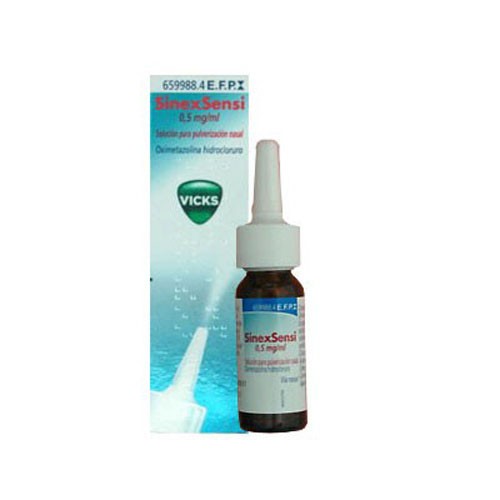 NASALVICKS 0,5MG/ML SOLUCION PARA PULVERIZACIÓN NASAL , 1 envase pulverizador de 15 ml