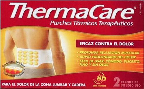 THERMACARE PARCHE TERMICO ZONA LUMBAR CADERA (2 PARCHES)