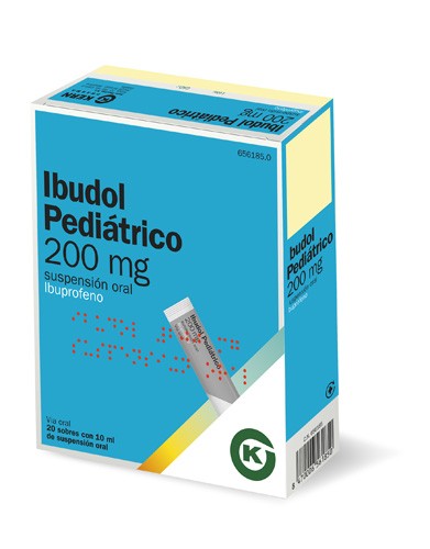 IBUDOL PEDIÁTRICO 200 MG SUSPENSIÓN ORAL , 20 sobres