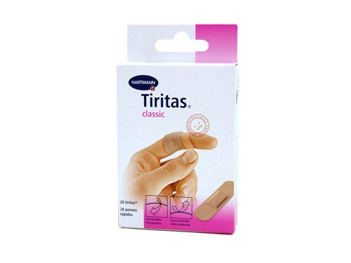 Tiritas classic - aposito adhesivo (19 x 72 20 u)