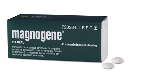 MAGNOGENE 53 mg COMPRIMIDOS RECUBIERTOS, 45 comprimidos