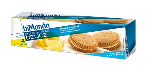 Bimanan bekomplett galletas snack (12 unidades sabor limon)