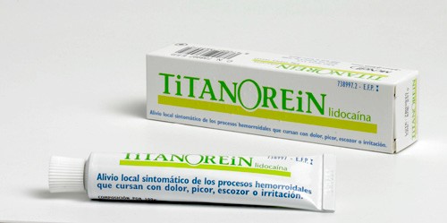 TITANOREIN LIDOCAINA CREMA RECTAL, 1 tubo de 20 g