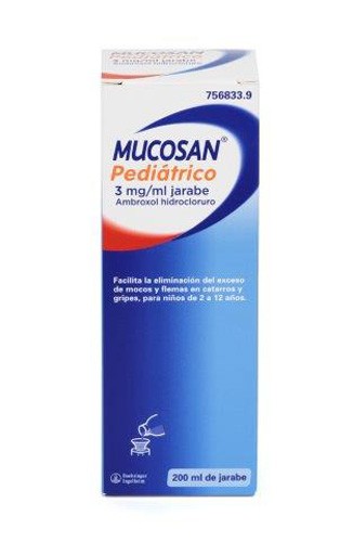 MUCOSAN PEDIATRICO 3 mg/ml JARABE , 1 frasco de 200 ml