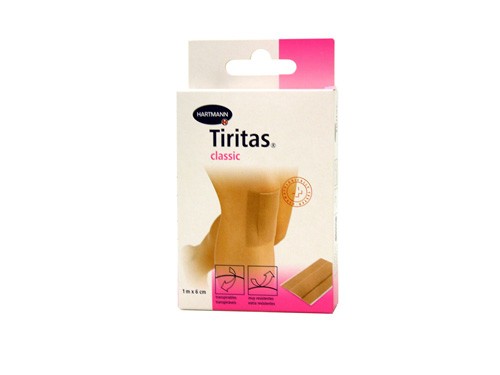 Tiritas classic - aposito adhesivo (1 m x 6 cm 10 u)