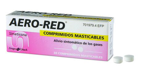 AERO RED 40 mg COMPRIMIDOS MASTICABLES , 30 comprimidos