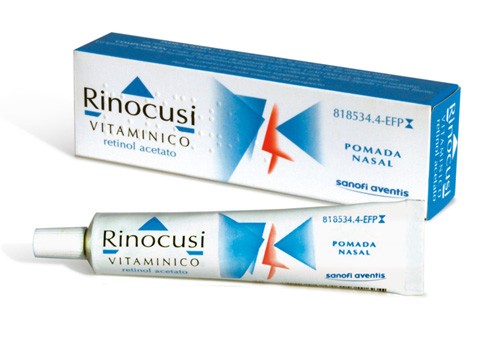 RINOCUSI VITAMÍNICO 12.500 UI/g POMADA NASAL, 1 tubo de 10 g