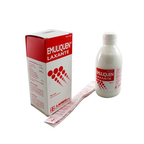 EMULIQUEN LAXANTE 478,26 mg/ml + 0,3 mg/ml EMULSION ORAL , 1 frasco de 230 ml