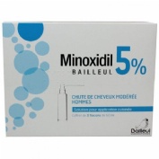 MINOXIDIL BIORGA 50 MG/ML SOLUCION CUTANEA , 3 frascos de 60 ml y 3 accionadores con boquilla y 2 ac